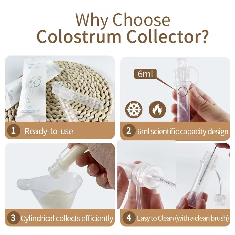 Silicone Colostrum Collector and feeder (pack of 4)